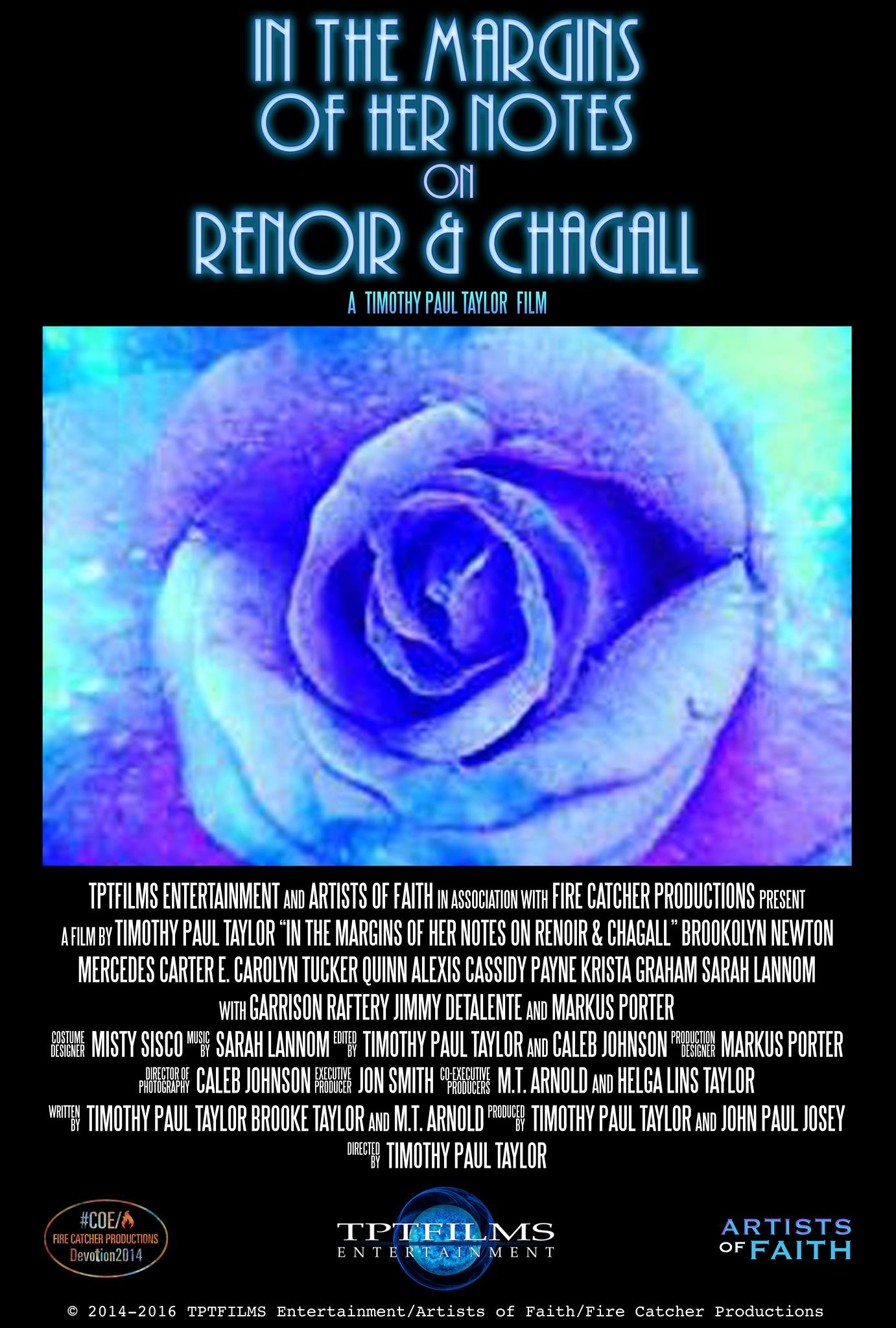 In the Margins of Her Notes on Renoir & Chagall